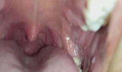 Wet mouth - uvula fetish