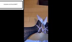 Cocoa B feet out heels and sheer socks