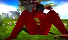 Furry Hentai 3D - Dragon Fingering and Squirting