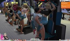 Sims 4:Gym X Weight Training Machine X 8P