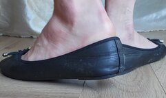 Well Worn Ballet Flats Heel Pop & Worship
