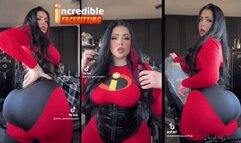 Mrs. Incredible New FaceSitting & Ass Eating