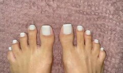 beautiful feet New nails French