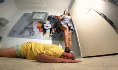 Walking On Him Whilst Pretending He Isn't There 3 FLOOR CAM (4K)