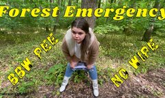 Forest Emergency BBW Pee No Wipe