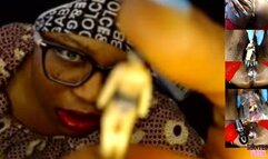 Trapped in My Sopping Wet Pussy - African Giantess, Pussy Vore, The Tiny Man I Found Became My Living Sex Toy