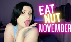 Eat Nut November 2025 (TOPLESS, CEI, JOI, Cum Countdown, Ass, Tit & Body Worship, FemDom POV)
