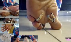 Brutal Housecleaning, Survive the Giantess’s Cleaning Spree, Unaware Bare Foot Crushing - Unaware Giantess