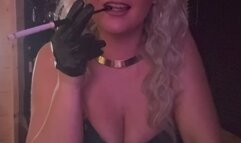 Old school glamour with a vinyl twist