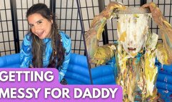 Am I Messy Enough for You, Daddy? | POV Sploshing & Dildo Play