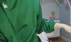 6 min POV Dr. Luna puts you under since you are a high fear patient to perform the quick procedure, but while you are out I decided to get naughty and pleasure myself with my ked sneakers and play in front of you and then you