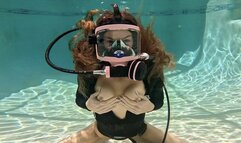 Full Face Scuba Self Fucking Show with Nathalia 1080p
