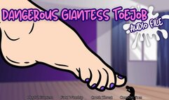 Dangerous Giantess Toejob - Audio File - The Goddess Clue, Playful And Powerful Giantess Demands Foot Worship, Pleasured With Giant Woman's Toes, Crush, Foot Fetish, Size Fetish