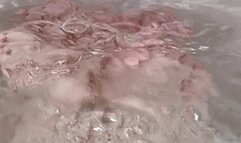 Soothing Soak: Bare Feet Bliss in the Bath