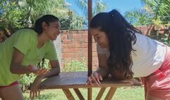 Friendly Arm Wrestling Battle.