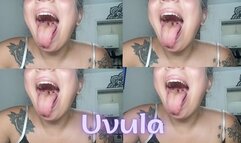 Uvula and dirty mouth fetish