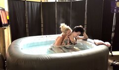Hot Tubs, Belly Rubs, and Foot Worship-Sensual Hangout With Greasy Rose and Giantess Cleo 1080p