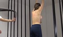 Vicky bare back whipping 0611