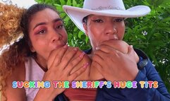 Sucking the sheriff's huge tits - Kira - Lissa