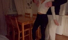 Swedish Petite blonde wife gets a hard spanking