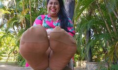 Balbina Big Feet BBW Pantyhose Queen