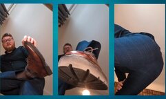 Dominating you after work Part 1: Dress shoes