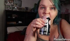 Renee Sakuya Attempting to burp the ABCs, burping fetish, 720p