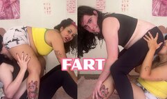 Lesbian Girls Face Farting on Each Other's Faces