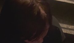 Outdoor night Blowjob by 18yo teen