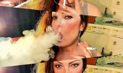 Close-up - Feel my creamy smoke and smoke with me - Newport Menthol