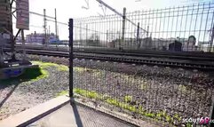 GERMAN SCOUT - Petite and small Tits Latina Teen Lucy Mendez Pick Up for Casting Fuck