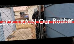 Let's TRAIN Our Robber! Starring Happy Heartfella & Calisa Bliss - Happy Breaks In Only To Be Caught and Turned Into A Slave By Mistress Bliss - Male Bondage Slave Training Nipple Clamps Vibrator