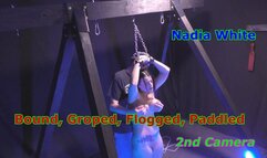 Nadia White - Bound Groped Flogged Paddled 2nd Camera