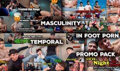 Very masculine yummy feet temporal promo pack