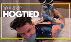 Tonny Hogtied (720p) Gay Bondage - Gay Domination - Hogtie - Tape Bondage - BDSM