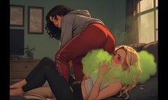 Farting Confessions #25B: Blonde Borrower's Bubbly Fart Reckoning Confession (Animated)