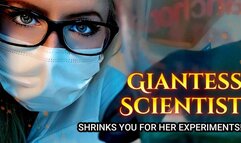 Giantess Scientist Gassy Lab Fart Jar Shrinking Experiment