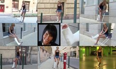 Bree SLC Crutching Around Town (in HD 1920X1080)