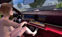 Caddy Cranking Template - Claire Naked and Barefoot 1080p