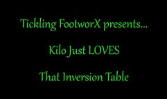 Kilo Just LOVES That Inversion Table