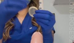 POV Nurse teaches you how to put on a condom and use one