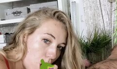 060: Blowjob mit abspritzen ECHTER Schwanz