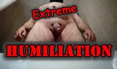 POV Extreme Humiliation. Pee, spit and cum.