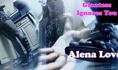 Alena Love Giantess Ignores Spacesuit Foot Admirer With Stomp Sounds [HD]