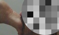 GIOVANNA BBW SIZE 38 FOOT GAGGING MY SLAVE WHILE SHE MASTURBATES HERSELF