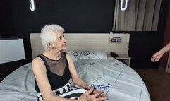 Kissing an 85-year-old retired woman for the first time. By Milena Ferrati and Dorinha Cam Babi