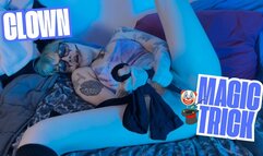 Clown Magic Trick - POV Pantyhose Pussy Stuffing