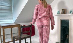 A severe boarding school punishment for Leia: Punished in pyjamas