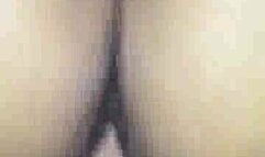 filming wife with her bbc cuckold creampie orgasm