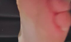 Smell my stinky feet after a long day!